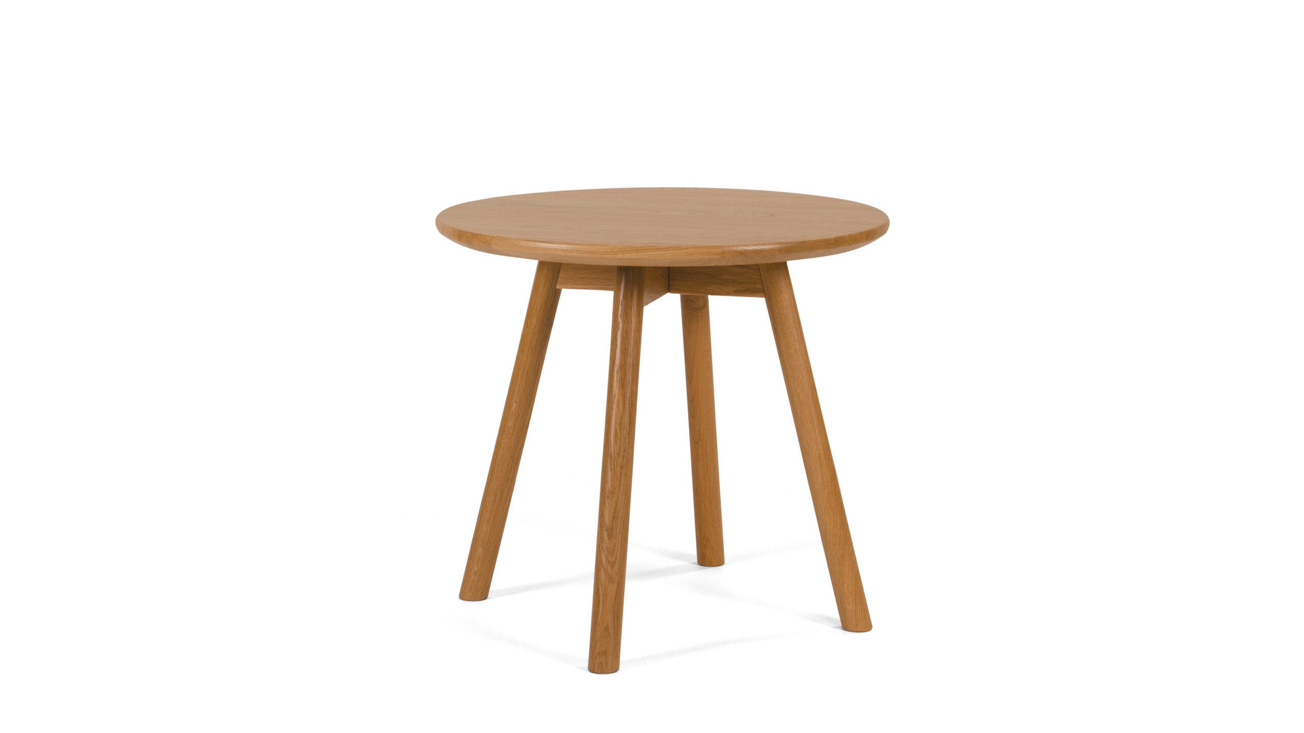 Palle soffbord i massiv ek